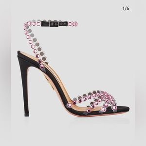 Aquazzura 105mm Tequilla Plexi Sandal size 38
BRAND NEW
